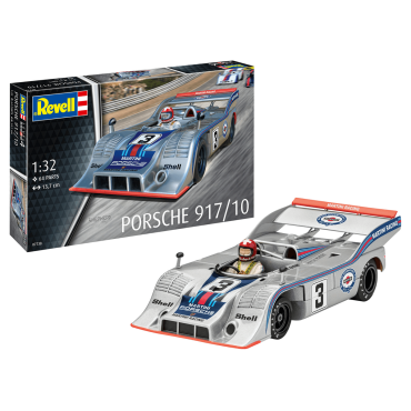 KIT PARA MONTAR REVELL PORSCHE 917/10 1/32 64 PEÇAS REV 07738